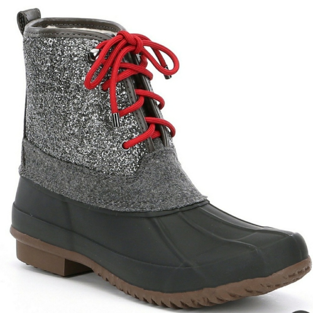 Gianni Bini Stormi Glitter Duck Boots